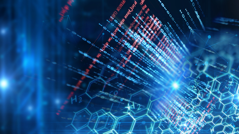 Stock image portraying data